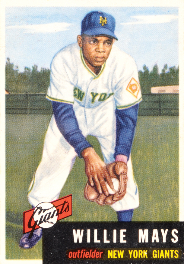 Willie Mays Baseball Cards.