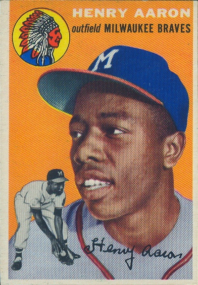 hank aaron baseball card 1974