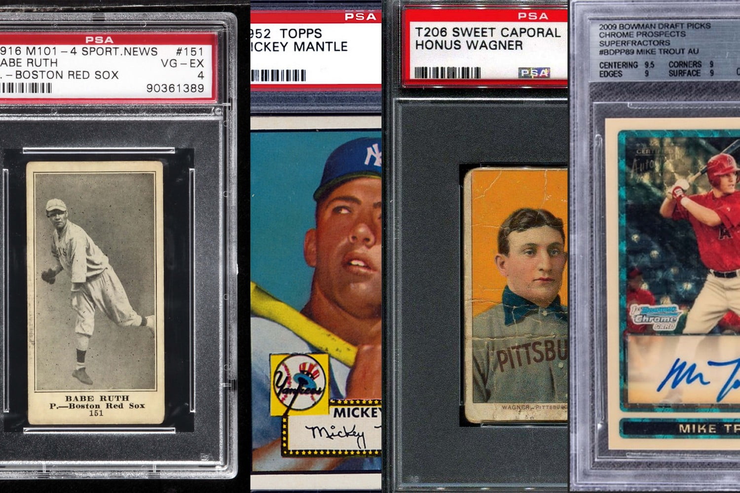 The Most Valuable Baseball Cards in the World American Legends