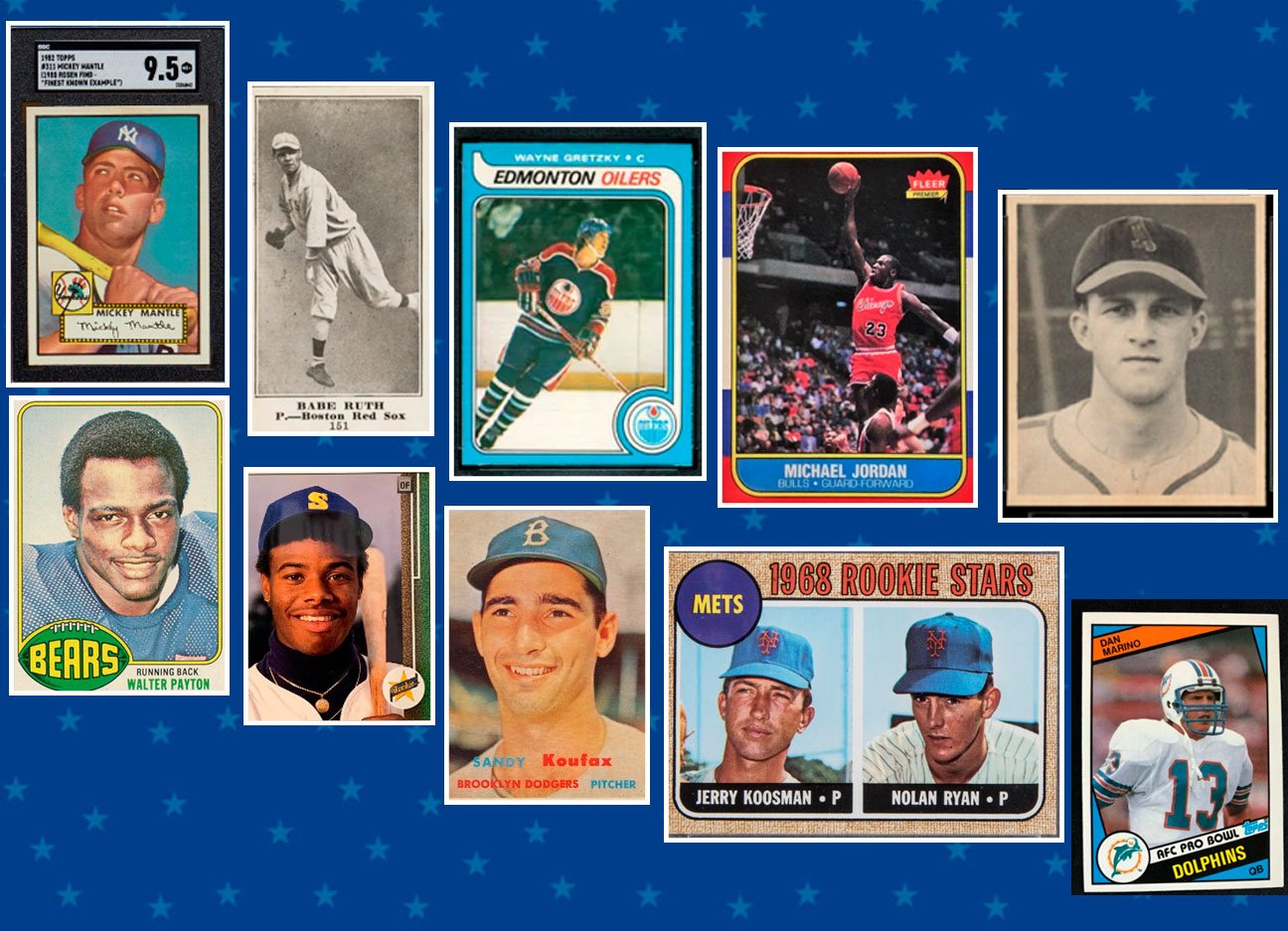 Ten most sought-after rookie cards of all time - American Legends